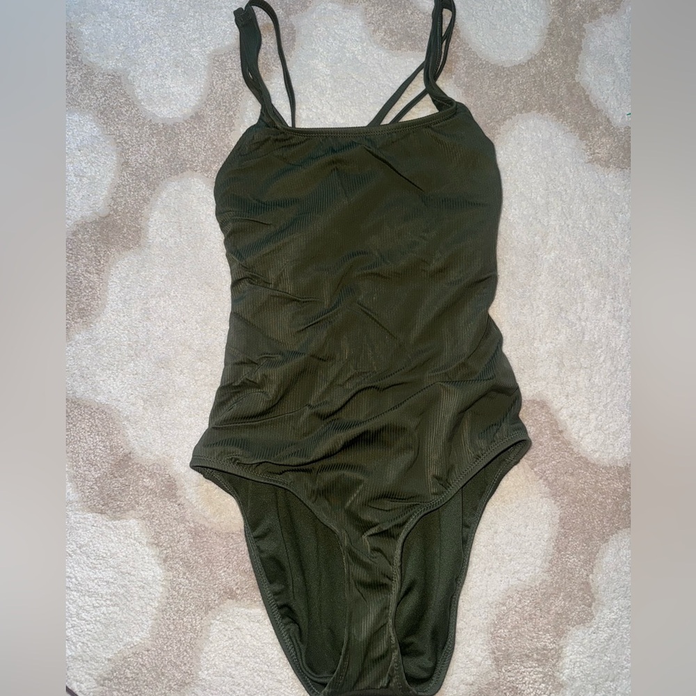 Hurley Dark Green Women’s One Piece Swimsuit